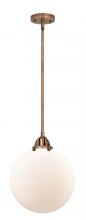 Innovations Lighting 288-1S-AC-G201-12 - Beacon - 1 Light - 12 inch - Antique Copper - Stem hung - Mini Pendant