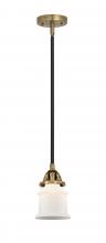 Innovations Lighting 288-1S-BAB-G181S - Canton - 1 Light - 5 inch - Black Antique Brass - Stem hung - Mini Pendant