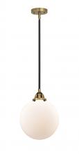 Innovations Lighting 288-1S-BAB-G201-10 - Beacon - 1 Light - 10 inch - Black Antique Brass - Stem hung - Mini Pendant