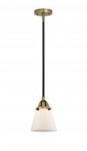 Innovations Lighting 288-1S-BAB-G61 - Cone - 1 Light - 6 inch - Black Antique Brass - Stem hung - Mini Pendant