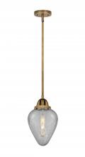 Innovations Lighting 288-1S-BB-G165 - Geneseo - 1 Light - 7 inch - Brushed Brass - Stem hung - Mini Pendant