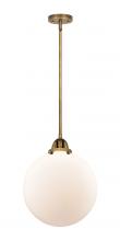 Innovations Lighting 288-1S-BB-G201-12 - Beacon - 1 Light - 12 inch - Brushed Brass - Stem hung - Mini Pendant