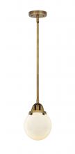 Innovations Lighting 288-1S-BB-G201-6 - Beacon - 1 Light - 6 inch - Brushed Brass - Stem hung - Mini Pendant