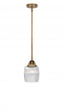 Innovations Lighting 288-1S-BB-G302 - Colton - 1 Light - 6 inch - Brushed Brass - Stem hung - Mini Pendant