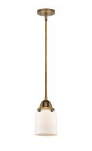 Innovations Lighting 288-1S-BB-G51 - Bell - 1 Light - 5 inch - Brushed Brass - Stem hung - Mini Pendant