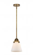 Innovations Lighting 288-1S-BB-G61 - Cone - 1 Light - 6 inch - Brushed Brass - Stem hung - Mini Pendant