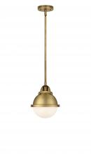 Innovations Lighting 288-1S-BB-HFS-61-BB - Hampden - 1 Light - 7 inch - Brushed Brass - Stem hung - Mini Pendant