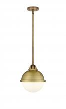 Innovations Lighting 288-1S-BB-HFS-81-BB - Hampden - 1 Light - 9 inch - Brushed Brass - Stem hung - Mini Pendant