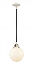 Innovations Lighting 288-1S-BPN-G201-8 - Beacon - 1 Light - 8 inch - Black Polished Nickel - Stem hung - Mini Pendant