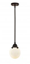 Innovations Lighting 288-1S-OB-G201-6 - Beacon - 1 Light - 6 inch - Oil Rubbed Bronze - Stem hung - Mini Pendant