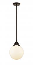 Innovations Lighting 288-1S-OB-G201-8 - Beacon - 1 Light - 8 inch - Oil Rubbed Bronze - Stem hung - Mini Pendant