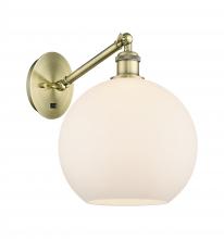 Innovations Lighting 317-1W-AB-G121-10 - Athens - 1 Light - 10 inch - Antique Brass - Adjustable - Sconce