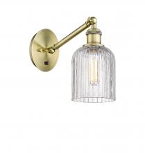 Innovations Lighting 317-1W-AB-G559-5CL - Bridal Veil - 1 Light - 5 inch - Antique Brass - Adjustable Sconce