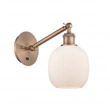 Innovations Lighting 317-1W-AC-G101 - Belfast - 1 Light - 6 inch - Antique Copper - Adjustable Sconce