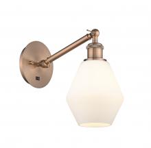 Innovations Lighting 317-1W-AC-G651-6 - Cindyrella - 1 Light - 6 inch - Antique Copper - Adjustable Sconce