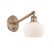 Innovations Lighting 317-1W-AC-G91 - Fenton - 1 Light - 7 inch - Antique Copper - Adjustable Sconce