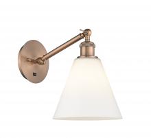 Innovations Lighting 317-1W-AC-GBC-81 - Berkshire - 1 Light - 8 inch - Antique Copper - Adjustable Sconce