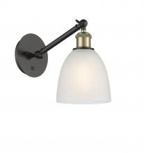 Innovations Lighting 317-1W-BAB-G381 - Castile - 1 Light - 6 inch - Black Antique Brass - Adjustable Sconce