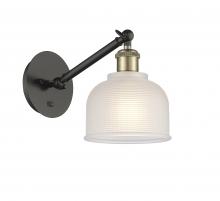 Innovations Lighting 317-1W-BAB-G411 - Dayton - 1 Light - 6 inch - Black Antique Brass - Adjustable Sconce
