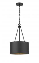 Innovations Lighting 383-1S-BK-M383-12-BK - Eclipse - 1 Light - 12 inch - Matte Black - Chain Hung - Mini Pendant
