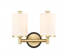 Innovations Lighting 418-2W-BSB-G4181 - Marlowe - 2 Light - 14 inch - Black Satin Brass - Bath Vanity Light