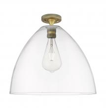 Innovations Lighting 434-1F-BB-GBD-162 - Crown Point - 1 Light - 16 inch - Brushed Brass - Flush Mount