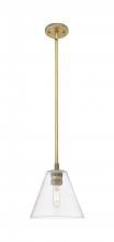 Innovations Lighting 434-1S-BB-GBC-82 - Crown Point - 1 Light - 8 inch - Brushed Brass - Pendant