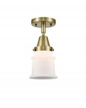 Innovations Lighting 447-1C-AB-G181S - Canton - 1 Light - 6 inch - Antique Brass - Semi-Flush Mount
