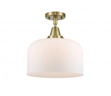 Innovations Lighting 447-1C-AB-G71-L - Bell - 1 Light - 12 inch - Antique Brass - Semi-Flush Mount