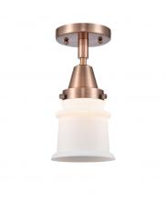 Innovations Lighting 447-1C-AC-G181S - Canton - 1 Light - 6 inch - Antique Copper - Semi-Flush Mount