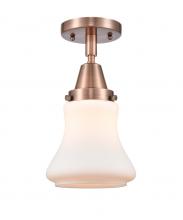 Innovations Lighting 447-1C-AC-G191 - Bellmont - 1 Light - 6 inch - Antique Copper - Semi-Flush Mount