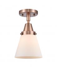 Innovations Lighting 447-1C-AC-G61 - Cone - 1 Light - 6 inch - Antique Copper - Semi-Flush Mount
