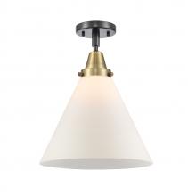 Innovations Lighting 447-1C-BAB-G41-L-LED - Cone - 1 Light - 12 inch - Black Antique Brass - Semi-Flush Mount