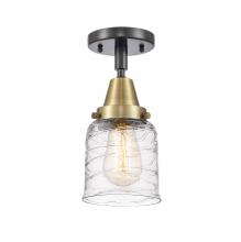 Innovations Lighting 447-1C-BAB-G513 - Bell - 1 Light - 5 inch - Black Antique Brass - Semi-Flush Mount