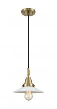 Innovations Lighting 447-1P-AB-G1 - Halophane - 1 Light - 9 inch - Antique Brass - Mini Pendant