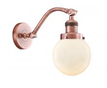 Innovations Lighting 515-1W-AC-G201-6 - Beacon - 1 Light - 6 inch - Antique Copper - Adjustable Sconce