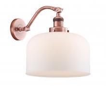 Innovations Lighting 515-1W-AC-G71-L - Bell - 1 Light - 12 inch - Antique Copper - Adjustable Sconce