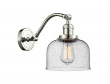 Innovations Lighting 515-1W-PN-G74 - Bell - 1 Light - 8 inch - Polished Nickel - Adjustable Sconce