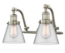 Innovations Lighting 515-2W-SN-G62 - Cone - 2 Light - 18 inch - Brushed Satin Nickel - Adjustable Bath Vanity Light