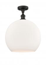 Innovations Lighting 516-1C-OB-G121-14 - Athens - 1 Light - 14 inch - Oil Rubbed Bronze - Semi-Flush Mount