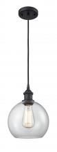 Innovations Lighting 516-1P-BK-G122 - Athens - 1 Light - 8 inch - Matte Black - Cord hung - Mini Pendant