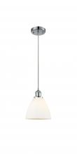 Innovations Lighting 516-1P-PC-GBD-751 - Bristol - 1 Light - 8 inch - Polished Chrome - Cord hung - Mini Pendant