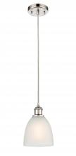 Innovations Lighting 516-1P-PN-G381 - Castile - 1 Light - 6 inch - Polished Nickel - Cord hung - Mini Pendant