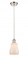 Innovations Lighting 516-1P-PN-G391 - Ellery - 1 Light - 5 inch - Polished Nickel - Cord hung - Mini Pendant