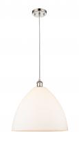 Innovations Lighting 516-1P-PN-GBD-161 - Bristol - 1 Light - 16 inch - Polished Nickel - Cord hung - Pendant