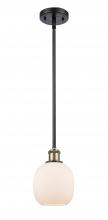 Innovations Lighting 516-1S-BAB-G101 - Belfast - 1 Light - 6 inch - Black Antique Brass - Mini Pendant