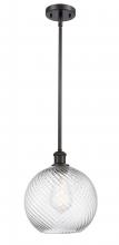 Innovations Lighting 516-1S-OB-G1214-10 - Twisted Swirl Mini Pendant