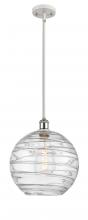 Innovations Lighting 516-1S-WPC-G1213-12 - Athens Deco Swirl - 1 Light - 12 inch - White Polished Chrome - Mini Pendant
