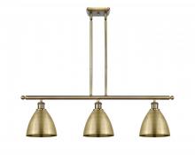 Innovations Lighting 516-3I-AB-MBD-75-AB - Bristol - 3 Light - 36 inch - Antique Brass - Stem hung - Island Light