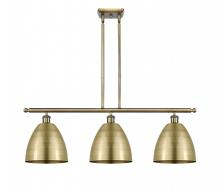 Innovations Lighting 516-3I-AB-MBD-9-AB - Bristol - 3 Light - 36 inch - Antique Brass - Stem hung - Island Light